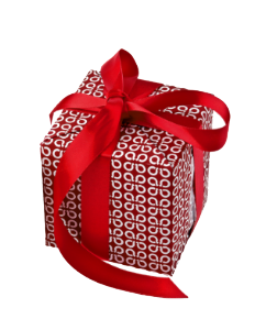 a red gift box 